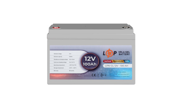 Акумулятор гелевий LPN-GL 12V - 100 Ah - 579865