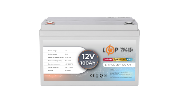 Акумулятор гелевий LPN-GL 12V - 100 Ah - 579865