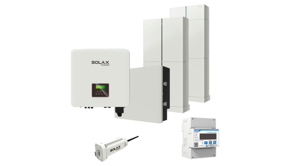 Комплект Solax 6.4: Трифазний гібридний інвертор на 15 кВт, з АКБ на 12,4 кВт*год