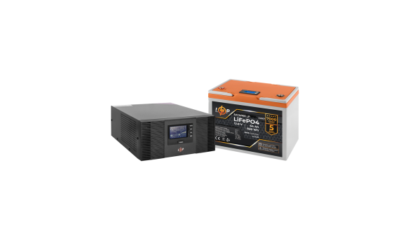 Комплект резервного питания LP (LogicPower) ДБЖ + літієва (LiFePO4) батарея (UPS B1500+ АКБ LiFePO4 819W)