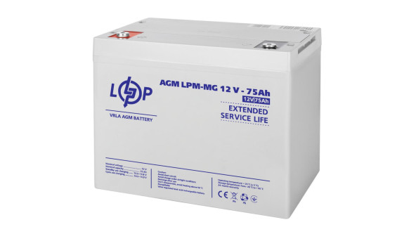 Аккумулятор мультигелевый LPM-MG 12V - 75 Ah
