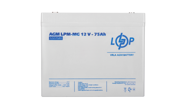 Акумулятор мультигелевий LPM-MG 12V - 75 Ah - 579945