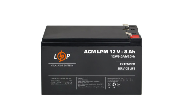 Акумулятор AGM LPM 12V - 8 Ah - 579962