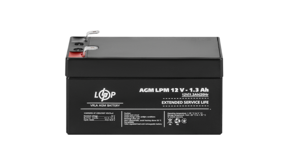 Аккумулятор AGM LPM 12V - 1.3 Ah