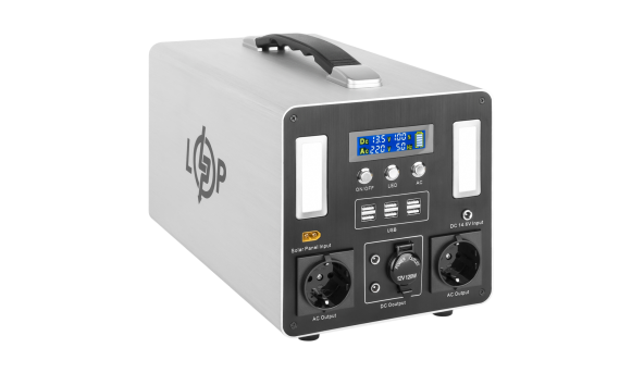 Багатофункціональна портативна зарядна станція LP CHARGER MPPT 1000 Max (1000W, 960Wh)