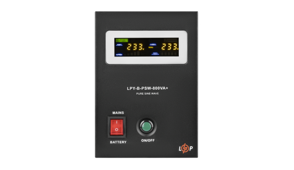 Комплект резервного живлення для котла і теплої підлоги LP (LogicPower) ДБЖ + гелева батарея (UPS B800VA + АКБ GL 1400W)