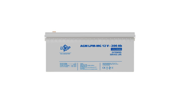Аккумулятор мультигелевый LPM-MG 12V - 200 Ah