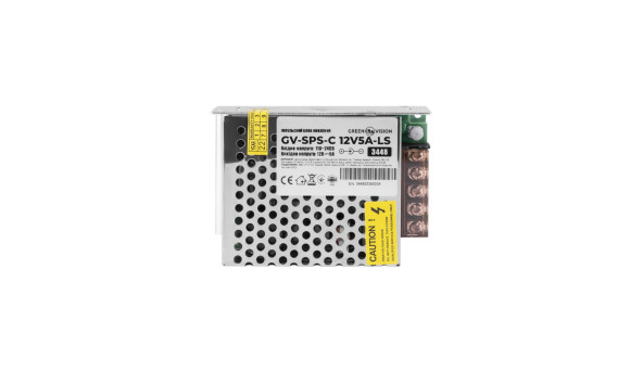 Імпульсний блок живлення GV-SPS-C 12V5A-LS (60W)