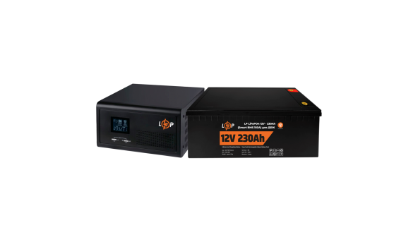 Комплект резервного живлення для котла LP (LogicPower) ДБЖ + літієва (LiFePO4) батарея (UPS 430VA + АКБ LiFePO4 2944W)