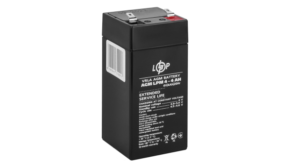 Аккумулятор AGM LPM 4V - 4 Ah - 580101