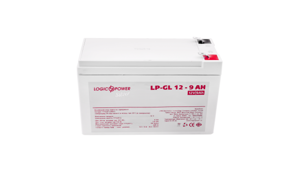 Аккумулятор гелевый LP-GL 12V - 9 Ah Silver - 580115