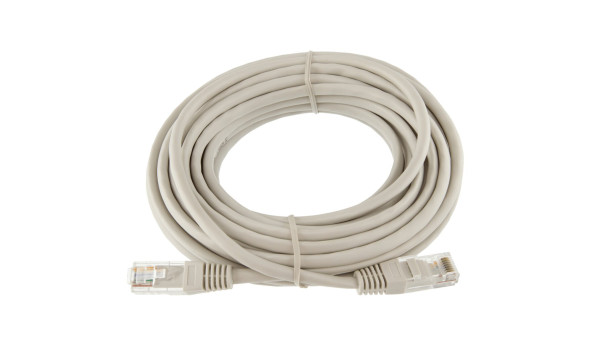 Патч-корд литий UTP RJ45 кат. 5Е 7 м (серый) - 580132