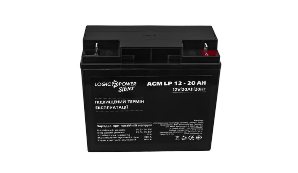 Акумулятор AGM LP 12V - 20 Ah Silver - 580139