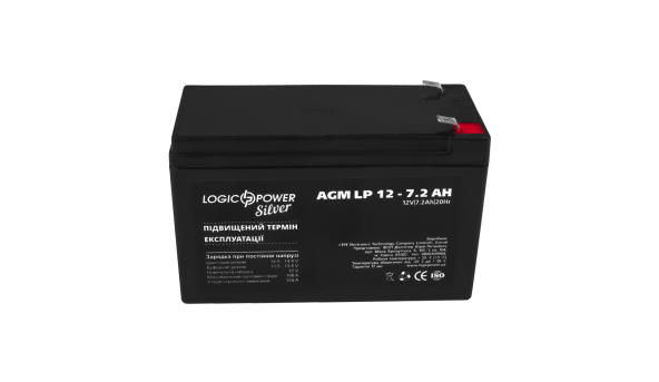 Аккумулятор AGM LP 12V - 7.2 Ah Silver - 580157