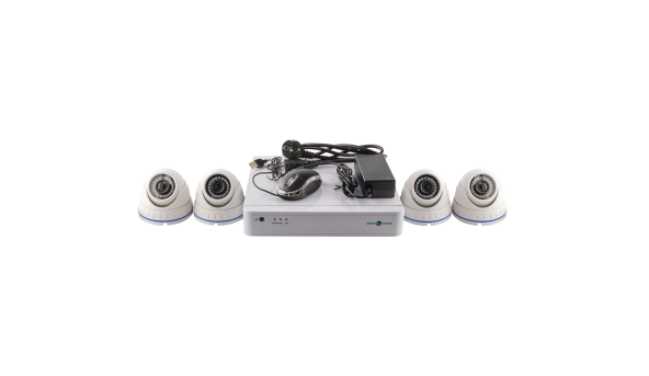 Вуличний комплект відеоспостереження на 4 камери GV-IP-K-S30/04 1080P