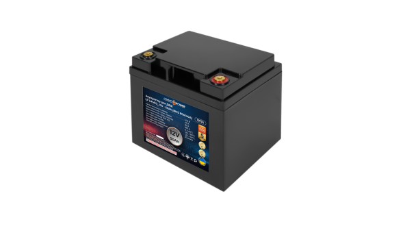 Аккумулятор LP LiFePO4 12V (12,8V) - 50 Ah (640Wh) (BMS 80A/40A) пластик для ИБП