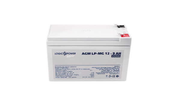 Аккумулятор мультигелевый LP-MG 12V - 9 Ah Silver - 580278