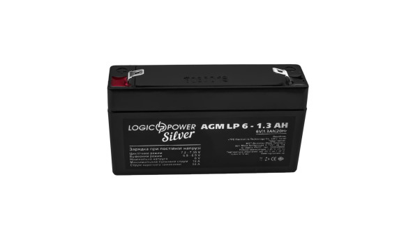 Аккумулятор AGM LP 6V - 1.3 Ah Silver - 580279