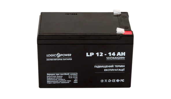 Акумулятор AGM LP 12V - 14 Ah Silver - 580280