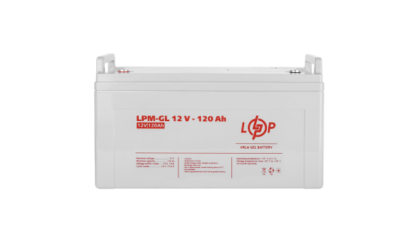 Аккумулятор гелевый LPM-GL 12V - 120 Ah - 580294