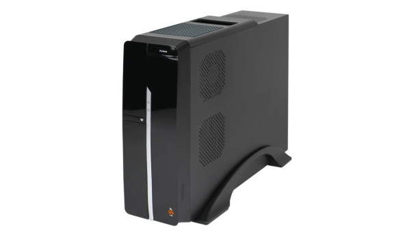 Корпус LP S608 BK 400W Slim 2xUSB 2.0