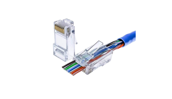 Конектор наскрізний RJ45 Cat.5E (100 шт) - 580311