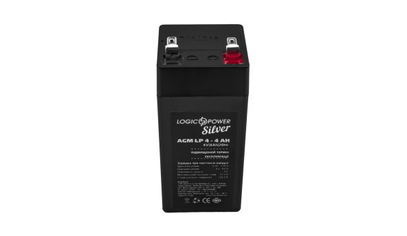 Аккумулятор AGM LP 4V - 4 Ah Silver - 580314
