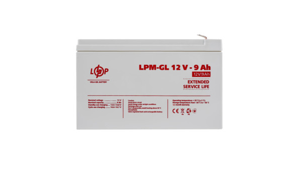 Акумулятор гелевий LPM-GL 12V - 9 Ah - 580316