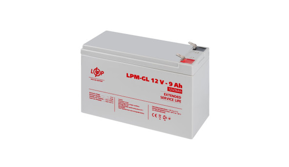 Акумулятор гелевий LPM-GL 12V - 9 Ah - 580316