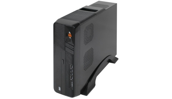 Корпус LP S605 BK 400W Slim 2xUSB 2.0
