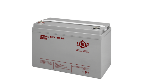 Аккумулятор гелевый LPM-GL 12V - 80 Ah