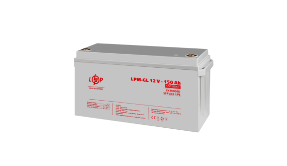 Акумулятор гелевий LPM-GL 12V - 150 Ah - 580361