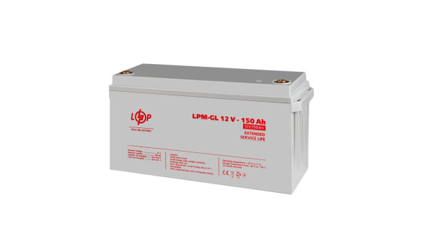 Акумулятор гелевий LPM-GL 12V - 150 Ah - 580361