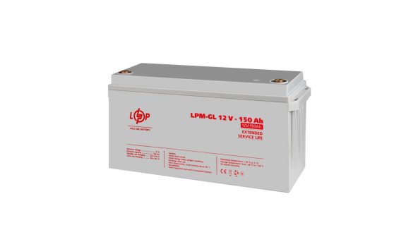 Акумулятор гелевий LPM-GL 12V - 150 Ah - 580361