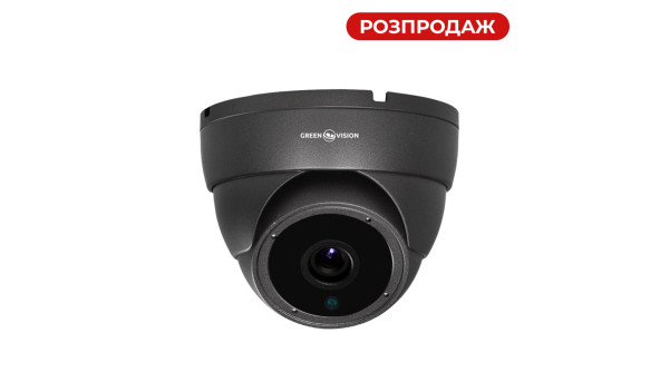 Антивандальная IP камера GreenVision GV-158-IP-M-DOS50-30H POE 5MP Dark Grey (Ultra) - 580377