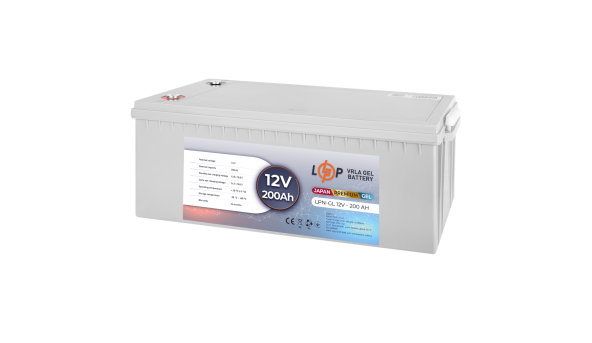 Акумулятор гелевий LPN-GL 12V - 200 Ah - 580450