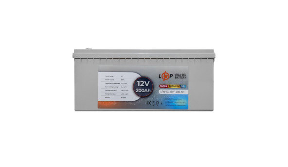 Акумулятор гелевий LPN-GL 12V - 200 Ah - 580450