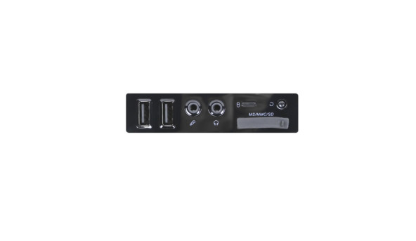 Корпус LP S607 BK 400W Slim 2хUSB 2.0 - 580459
