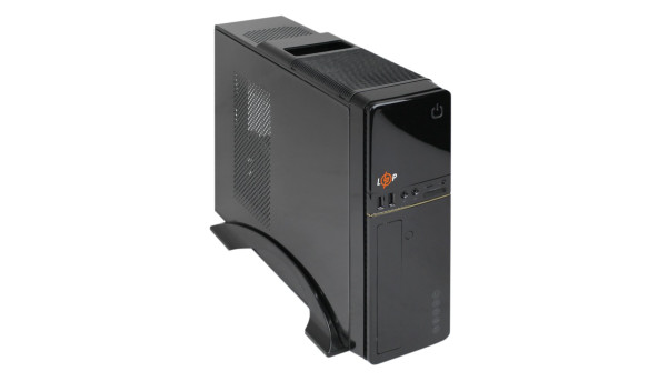 Корпус LP S607 BK 400W Slim 2хUSB 2.0 - 580459