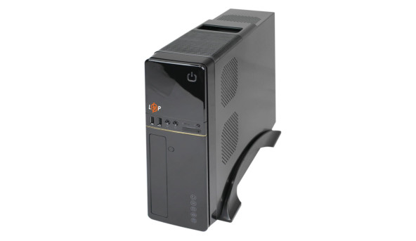 Корпус LP S607 BK 400W Slim 2хUSB 2.0