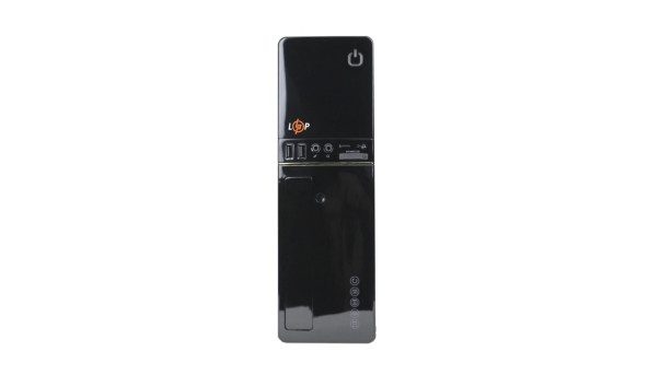 Корпус LP S607 BK 400W Slim 2хUSB 2.0 - 580459
