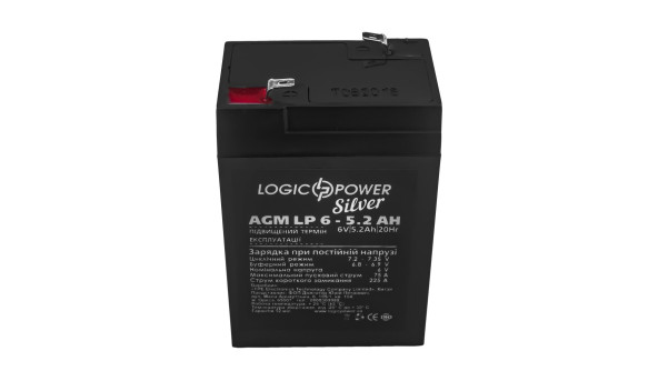 Аккумулятор AGM LP 6V - 5.2 Ah Silver - 580670
