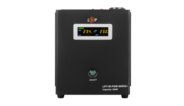 Комплект резервного питания для котла и теплого пола LP (LogicPower) ИБП + гелевая батарея (UPS W800VA + АКБ GL 1400W)