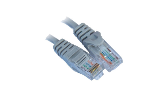Патч-корд Gear Сat5E UTP 24 AWG 2м сірий