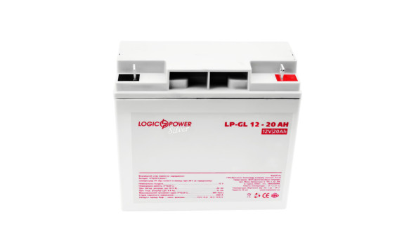Акумулятор гелевий LP-GL 12V - 20 Ah Silver - 580714