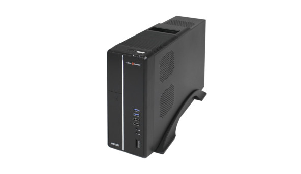 Корпус LP S602 BS 400W Slim 2хUSB 2.0
