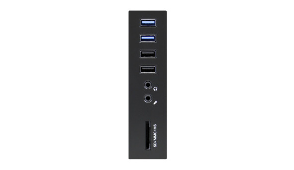 Корпус LP S602 BS 400W Slim 2хUSB 2.0 - 580829