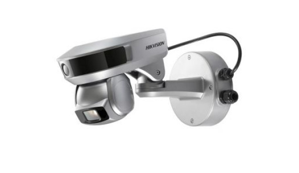 2Мп камера дальнего просмотра + 2Мп PTZ-камера слежения, 10х Hikvision iDS-2PT9122IX-D/F (5-50мм)