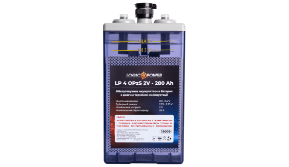 Комплект резервного живлення для підприємств LP (LogicPower) ДБЖ + OPzS батарея (UPS B6000 + АКБ OPzS 15456W)