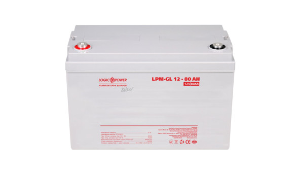 Аккумулятор гелевый LP-GL 12V - 80 Ah Silver - 580880